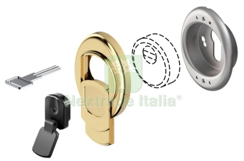 PROTECTOR MONOLITO MAGNETICO MG3551EXTEND PVD LUCIDO — Ferramenta porte e finestre — rif. FERX.98531 PROTECTOR MONOLITO MAGNETICO MG3551EXTEND PVD LUCIDO — Ferramenta porte e finestre — rif. FERX.98531
