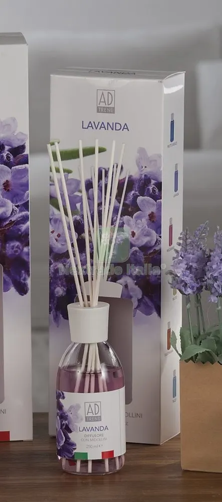 12PZ PROFUMATORE CON BASTONCINI ML.250 LAVANDA