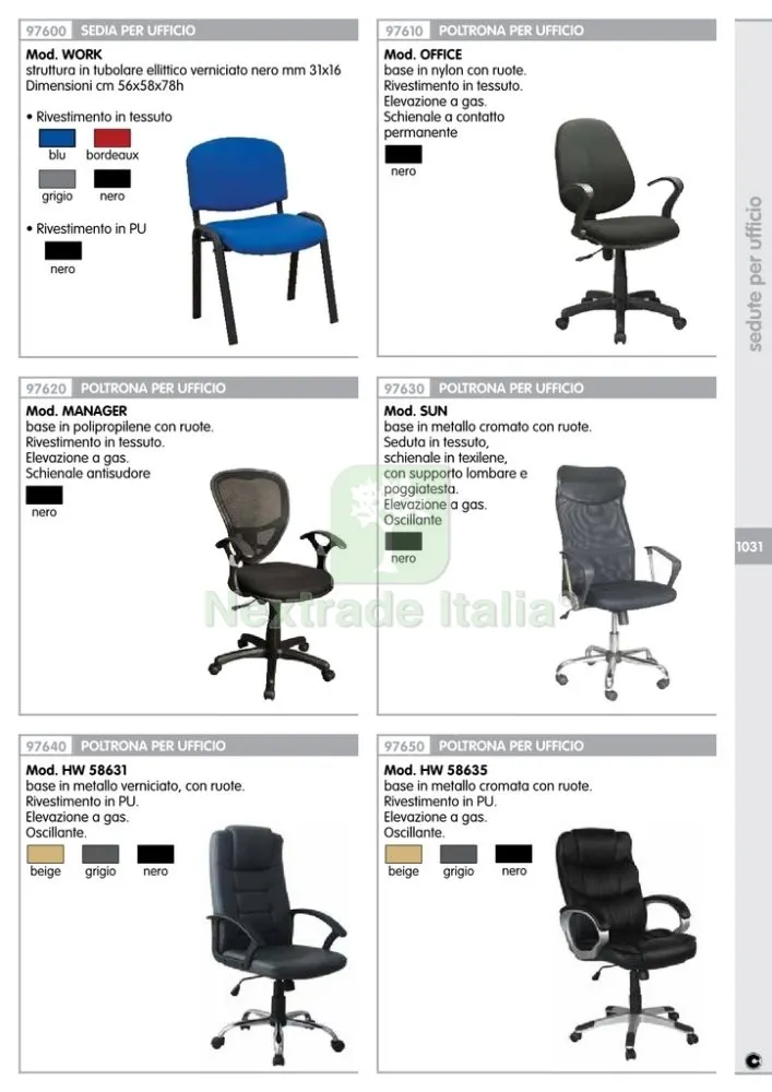 5PZ SEDIA INTERLOCUTORIA WORK BORDEAUX — Arredo — rif. FERX.92595 — foto 2 5PZ SEDIA INTERLOCUTORIA WORK BORDEAUX — Arredo — rif. FERX.92595 — foto 2