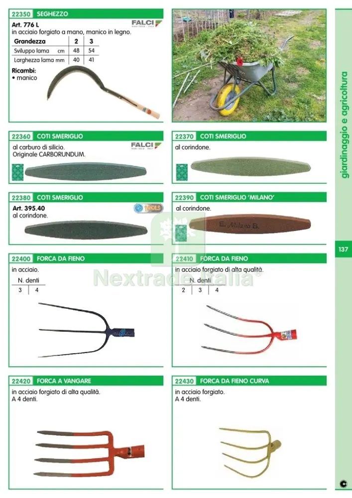 2PZ FORCA A 4 DENTI MOD. AUSTRIA — Attrezzi da giardino — rif. FERX.24076 — foto 2