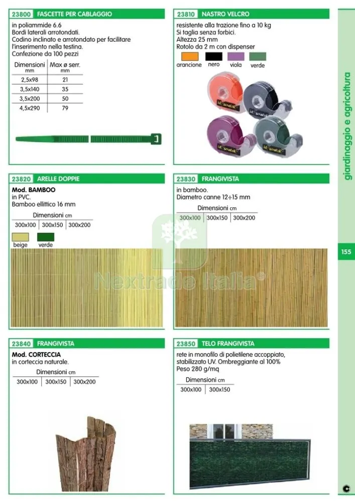 FASCETTE CABLAGGIO NYLON VERDI MM.3,5X140(PZ.100) — Cavi e fili — rif. FERX.8507 — foto 2