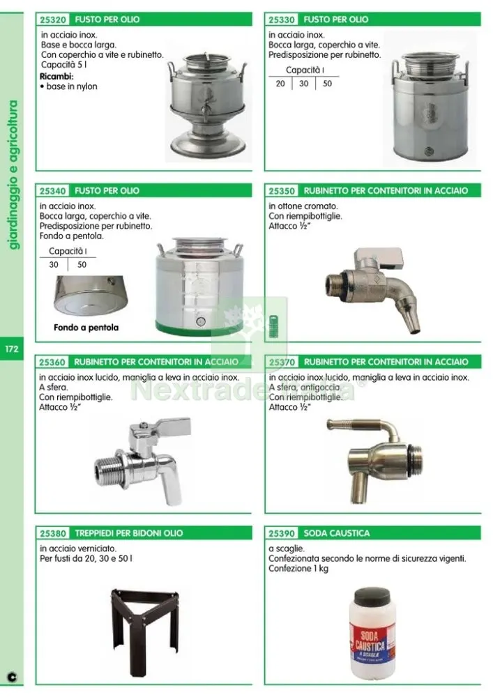 CONTENITORE ACCIAIO INOX X OLIO LT.20 — Casalinghi e organizzazione — rif. FERX.9377 — foto 2 CONTENITORE ACCIAIO INOX X OLIO LT.20 — Casalinghi e organizzazione — rif. FERX.9377 — foto 2