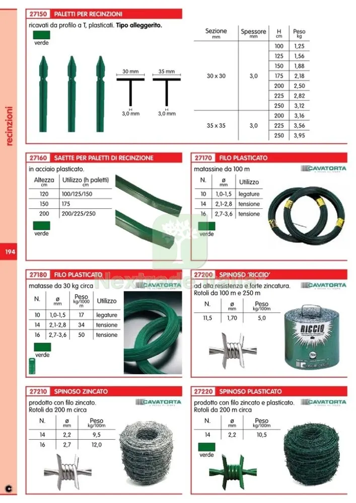 PL FILO PLASTIFICATO N.10 KG.1 (MT.65) — Accessori recinzione — rif. FERX.67882 — foto 2 PL FILO PLASTIFICATO N.10 KG.1 (MT.65) — Accessori recinzione — rif. FERX.67882 — foto 2