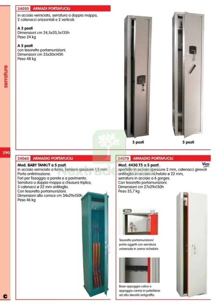CHIAVE PER ARMADIO PORTAFUCILI 3 POSTI COD.3607 — Arredo — rif. FERX.11384 — foto 2