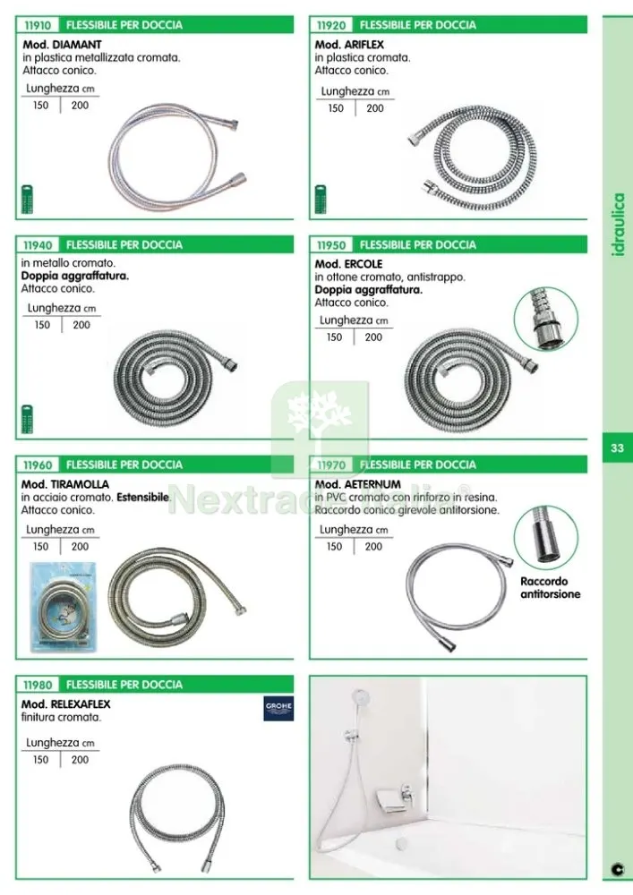12PZ FLESSIBILE X DOCCIA DIAMANT CM.200 — Flessibili e allacci — rif. FERX.16824 — foto 2 12PZ FLESSIBILE X DOCCIA DIAMANT CM.200 — Flessibili e allacci — rif. FERX.16824 — foto 2