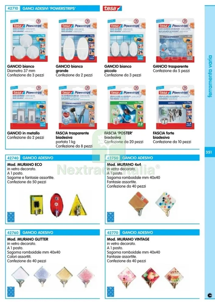 TESA POWERSTRIPS 20 STRISCE BIADESIVE POSTER — Ferramenta porte e finestre — rif. FERX.93458 — foto 2 TESA POWERSTRIPS 20 STRISCE BIADESIVE POSTER — Ferramenta porte e finestre — rif. FERX.93458 — foto 2