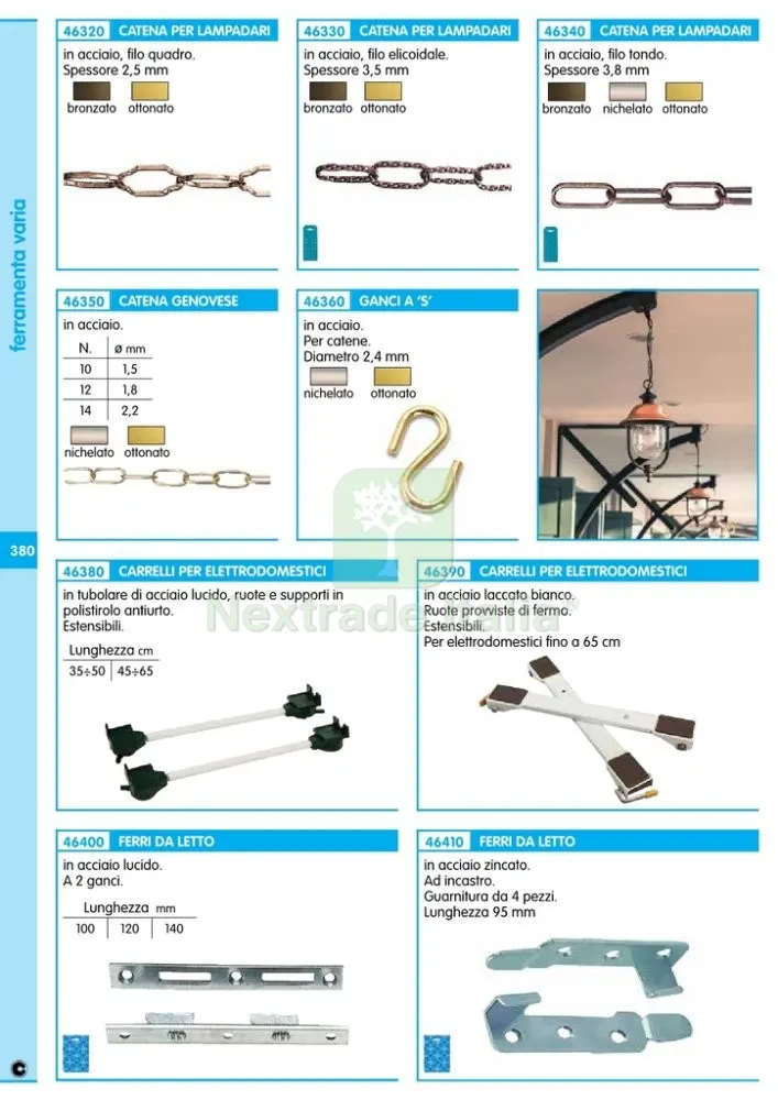 15MT CATENA LAMPADARI SAGOMATA BRONZATA MM. 2,5 — Illuminazione — rif. FERX.20295 — foto 2 15MT CATENA LAMPADARI SAGOMATA BRONZATA MM. 2,5 — Illuminazione — rif. FERX.20295 — foto 2