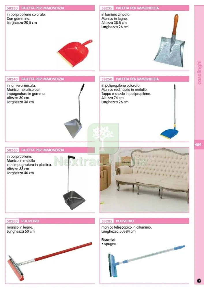 PULIVETRO CON MANICO 50 CM — Casalinghi e organizzazione — rif. FERX.22743 — foto 2