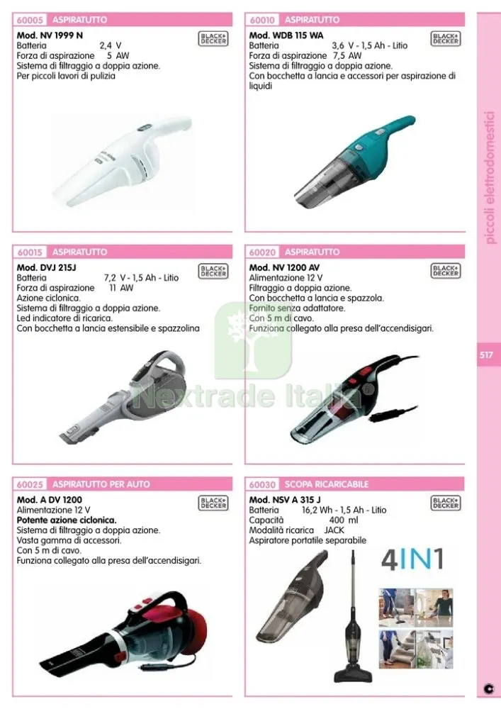 ASPIRATUTTO B+D PER AUTO ADV1200 (EX1220) — Casalinghi e organizzazione — rif. FERX.19032 — foto 2