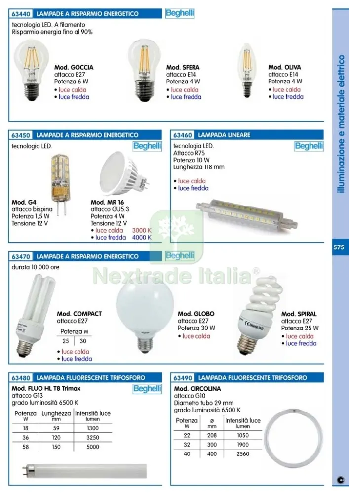 10PZ BEGHELLI LED 56033 MR16-12V-W4,0 CALDA — Illuminazione — rif. FERX.2401 — foto 2 10PZ BEGHELLI LED 56033 MR16-12V-W4,0 CALDA — Illuminazione — rif. FERX.2401 — foto 2