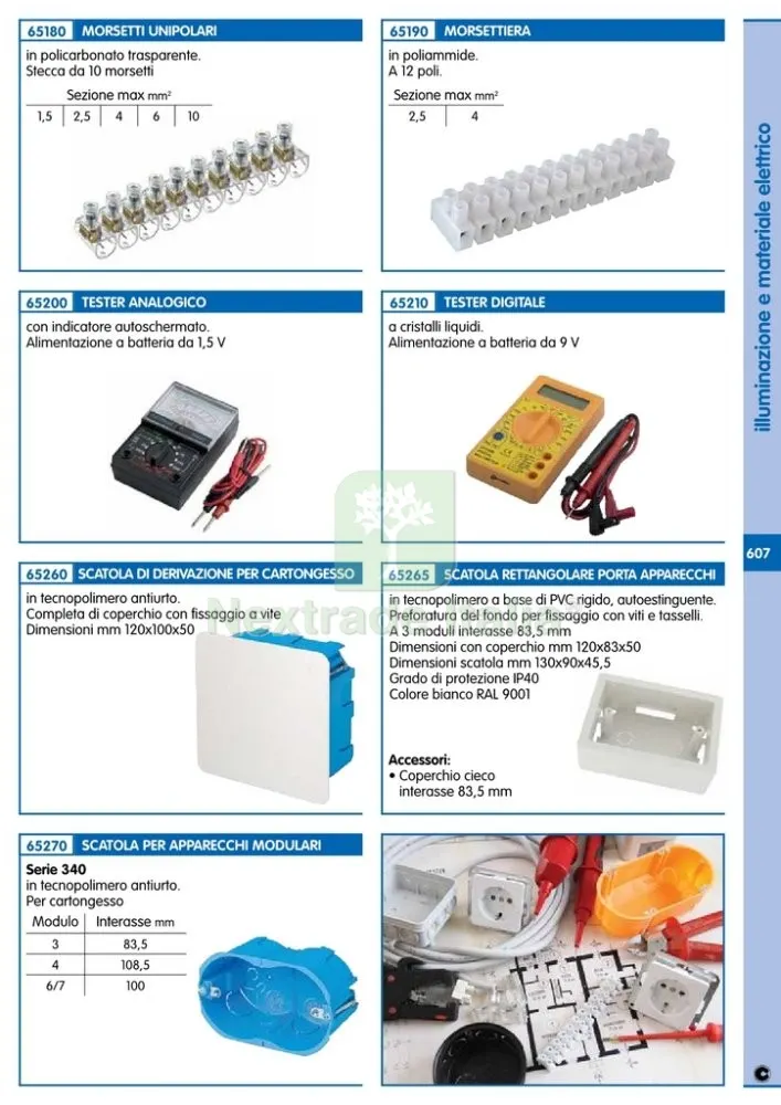 10PZ MORSETTIERA 12 POLI MAX 4 — Utensili muratura — rif. FERX.6325 — foto 2 10PZ MORSETTIERA 12 POLI MAX 4 — Utensili muratura — rif. FERX.6325 — foto 2