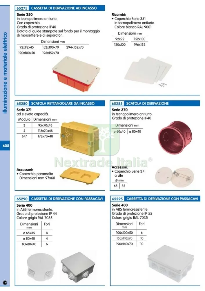 10PZ COPERCHIO PARAMALTA 3 POSTI — Cemento, malte e collanti edili — rif. FERX.53531 — foto 2 10PZ COPERCHIO PARAMALTA 3 POSTI — Cemento, malte e collanti edili — rif. FERX.53531 — foto 2