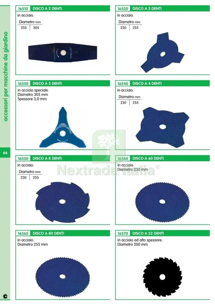 DISCO X DECESPUGLIATORI 3 DENTI DA 255 — Dischi e lame per decespugliatore — rif. FERX.22871 — foto 2