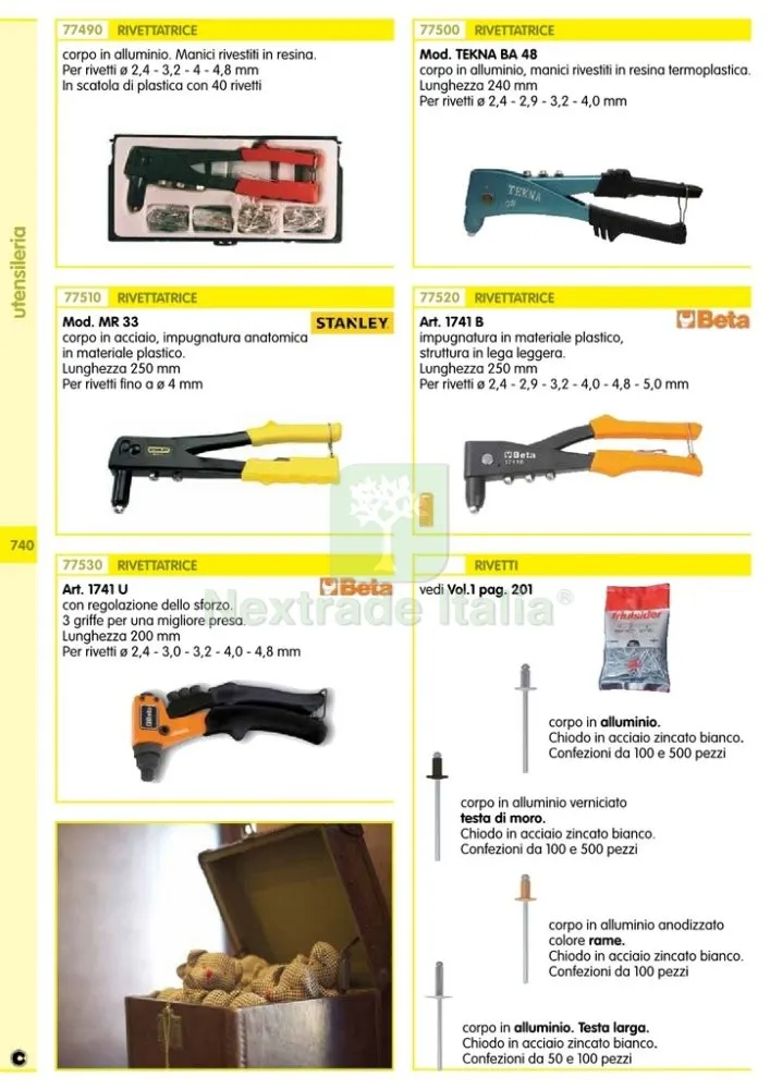 BETA ART. 1741B RIVETTATRICE — Rivetti — rif. FERX.21550 — foto 2 BETA ART. 1741B RIVETTATRICE — Rivetti — rif. FERX.21550 — foto 2