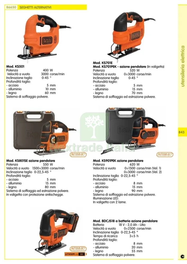 B.D. SPAZZOLA ART.372523 PER TUTTI SEGHETTI — Marchi utensili elettrici — rif. FERX.4249 — foto 2 B.D. SPAZZOLA ART.372523 PER TUTTI SEGHETTI — Marchi utensili elettrici — rif. FERX.4249 — foto 2