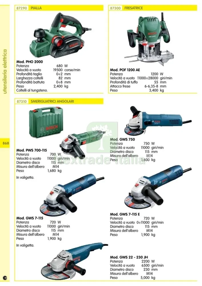 BOSCH-V PIALLETTO PHO2000 680W — Marchi utensili elettrici — rif. FERX.94276 — foto 2 BOSCH-V PIALLETTO PHO2000 680W — Marchi utensili elettrici — rif. FERX.94276 — foto 2