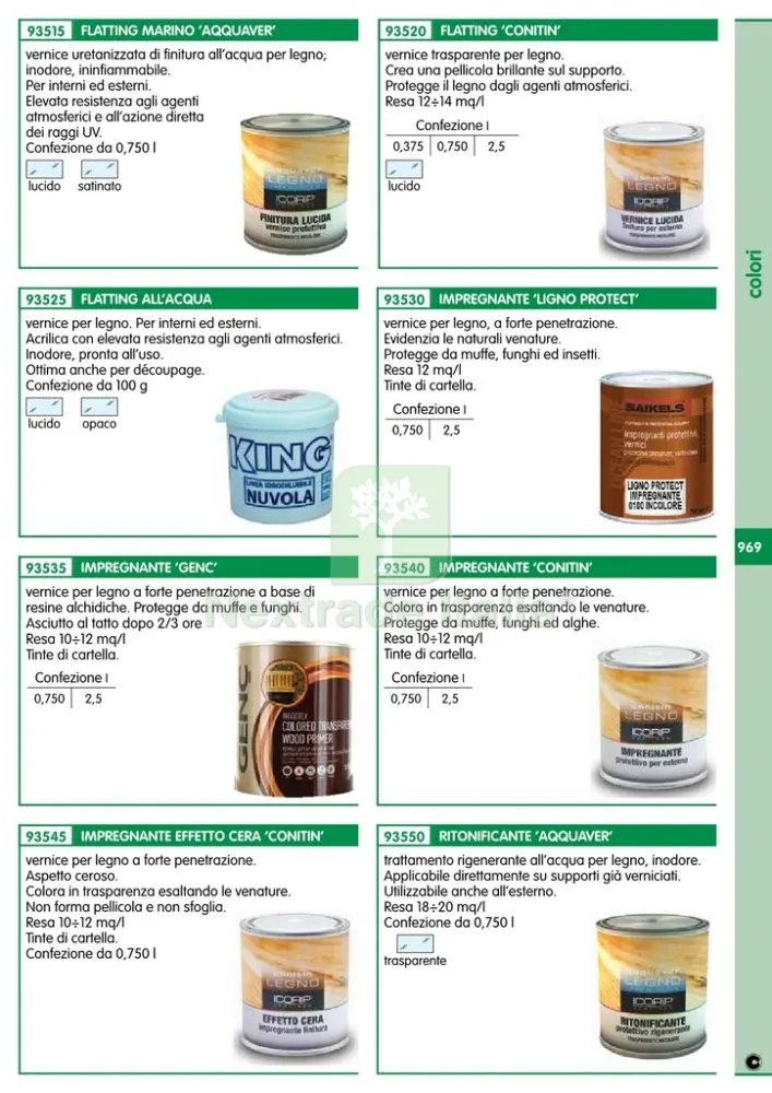 2PZ IMPREGNANTE "CONITIN" LT.2,5 TRASPARENTE BASE I — Vernici e smalti — rif. FERX.38426 — foto 2 2PZ IMPREGNANTE "CONITIN" LT.2,5 TRASPARENTE BASE I — Vernici e smalti — rif. FERX.38426 — foto 2