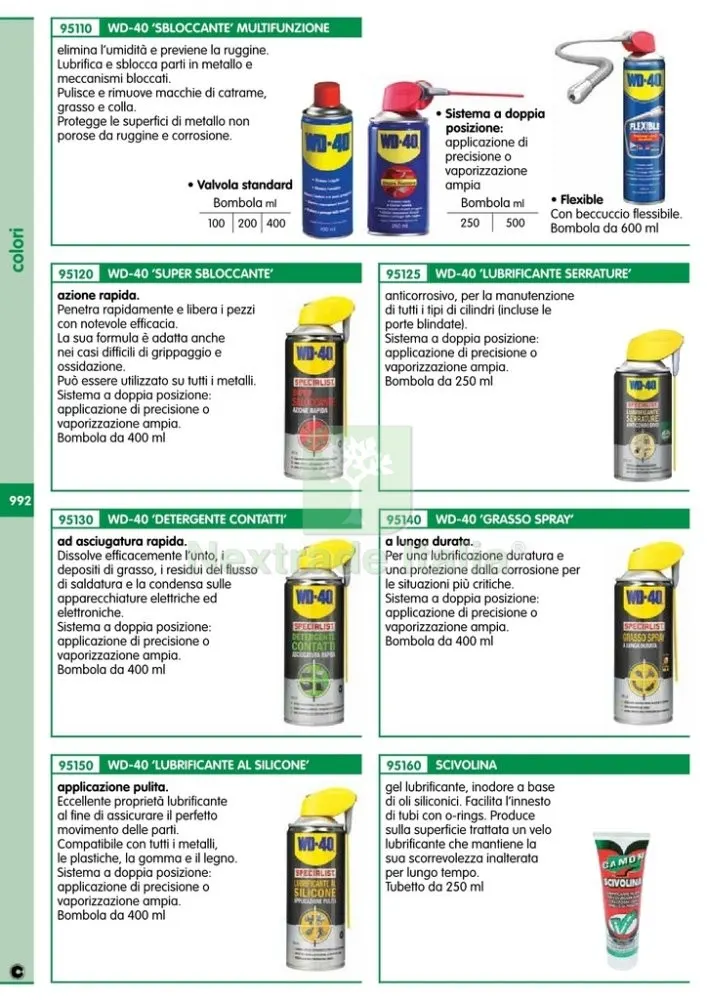 24PZ SBLOCCANTE WD40 COD.39509 ML.100 — Lubrificanti e oli — rif. FERX.13068 — foto 2