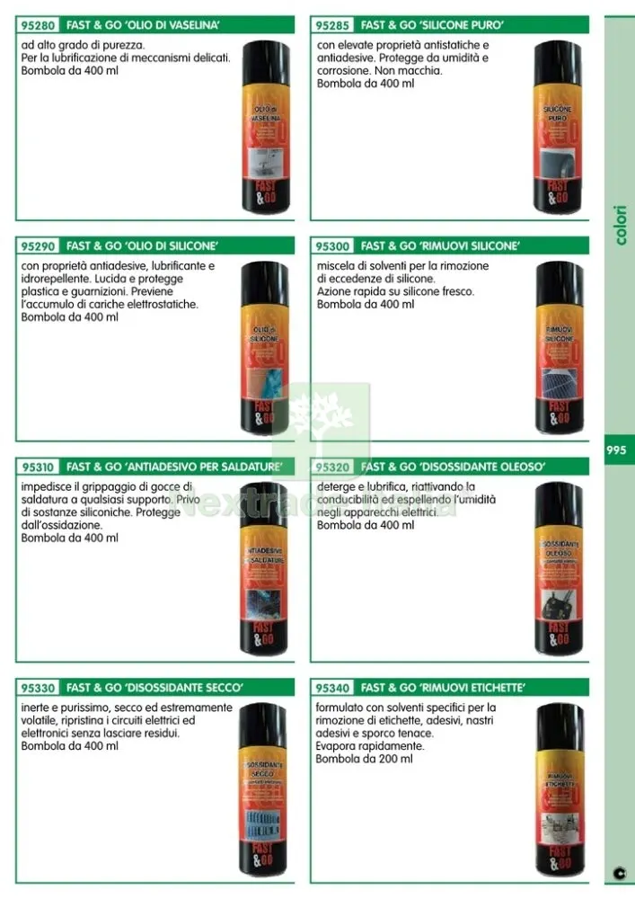 12PZ SPRAY "FAST&GO" OLIO DI VASELINA ML.400 — Lubrificanti e oli — rif. FERX.50564 — foto 2 12PZ SPRAY "FAST&GO" OLIO DI VASELINA ML.400 — Lubrificanti e oli — rif. FERX.50564 — foto 2