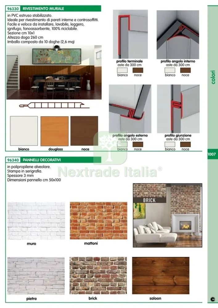 6PZ PROFILO GIUNZIONE A202 CM 300 BIANCO — Isolanti e reti — rif. FERX.92563 — foto 2