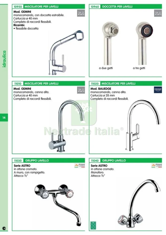 FIORE ASTRO/DORIA GRUPPO LAVELLO MONOFORO — Sanitari e ceramiche — rif. FERX.22625 — foto 2 FIORE ASTRO/DORIA GRUPPO LAVELLO MONOFORO — Sanitari e ceramiche — rif. FERX.22625 — foto 2