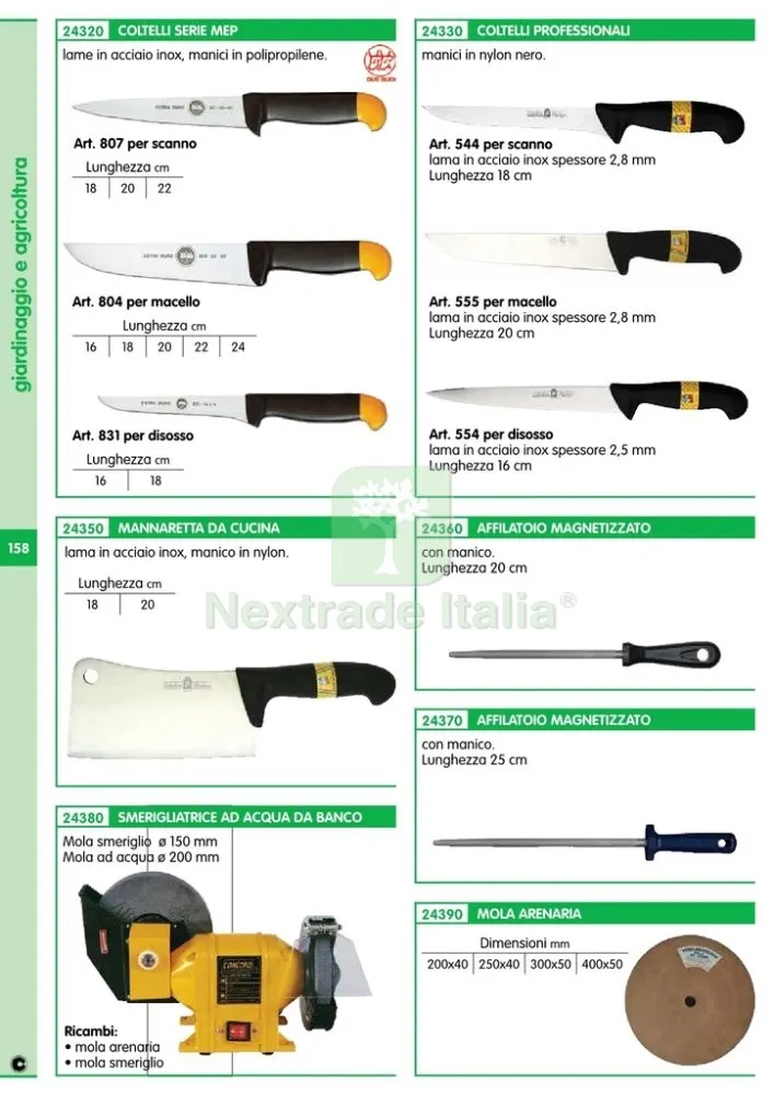 4PZ AFFILATOIO MAGNETIZZATO MM.200 — Misurazione e taglio manuale — rif. FERX.22411 — foto 2 4PZ AFFILATOIO MAGNETIZZATO MM.200 — Misurazione e taglio manuale — rif. FERX.22411 — foto 2