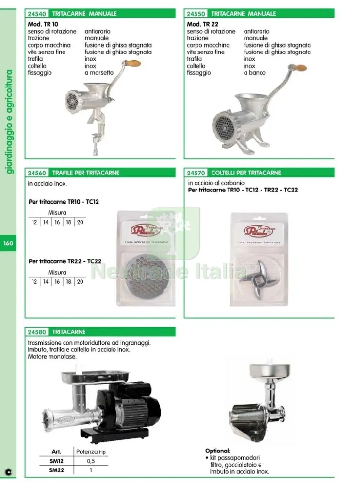 TRAFILA X TRITACARNE 12 MISURA 12 — Cucina e coltelleria — rif. FERX.93681 — foto 2 TRAFILA X TRITACARNE 12 MISURA 12 — Cucina e coltelleria — rif. FERX.93681 — foto 2