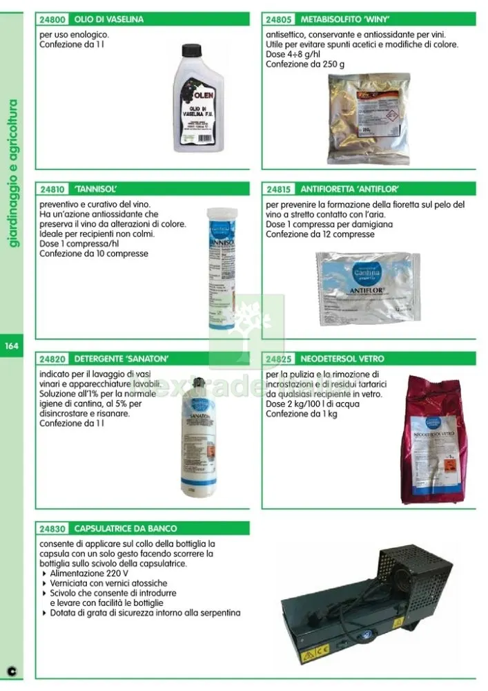 12PZ OLIO ENOLOGICO DI VASELINA LT.1 — Hobby ed enologia — rif. FERX.16586 — foto 2