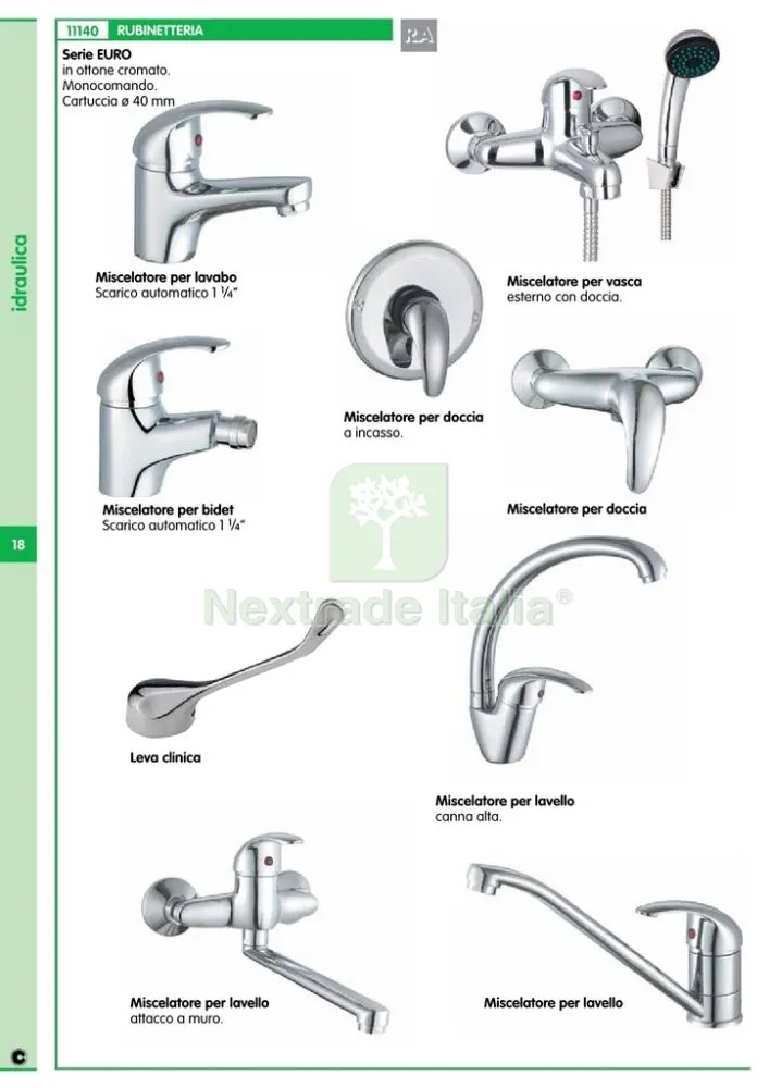 SERIE EURO MONOCOMANDO INCASSO DOCCIA (103212) — Sanitari e ceramiche — rif. FERX.23212 — foto 2 SERIE EURO MONOCOMANDO INCASSO DOCCIA (103212) — Sanitari e ceramiche — rif. FERX.23212 — foto 2