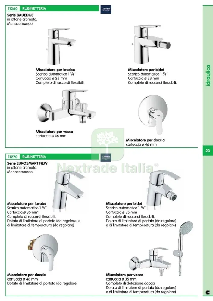 GROHE BAUEDGE MONOCOMANDO LAVABO — Rubinetti e valvole — rif. FERX.14186 — foto 2 GROHE BAUEDGE MONOCOMANDO LAVABO — Rubinetti e valvole — rif. FERX.14186 — foto 2