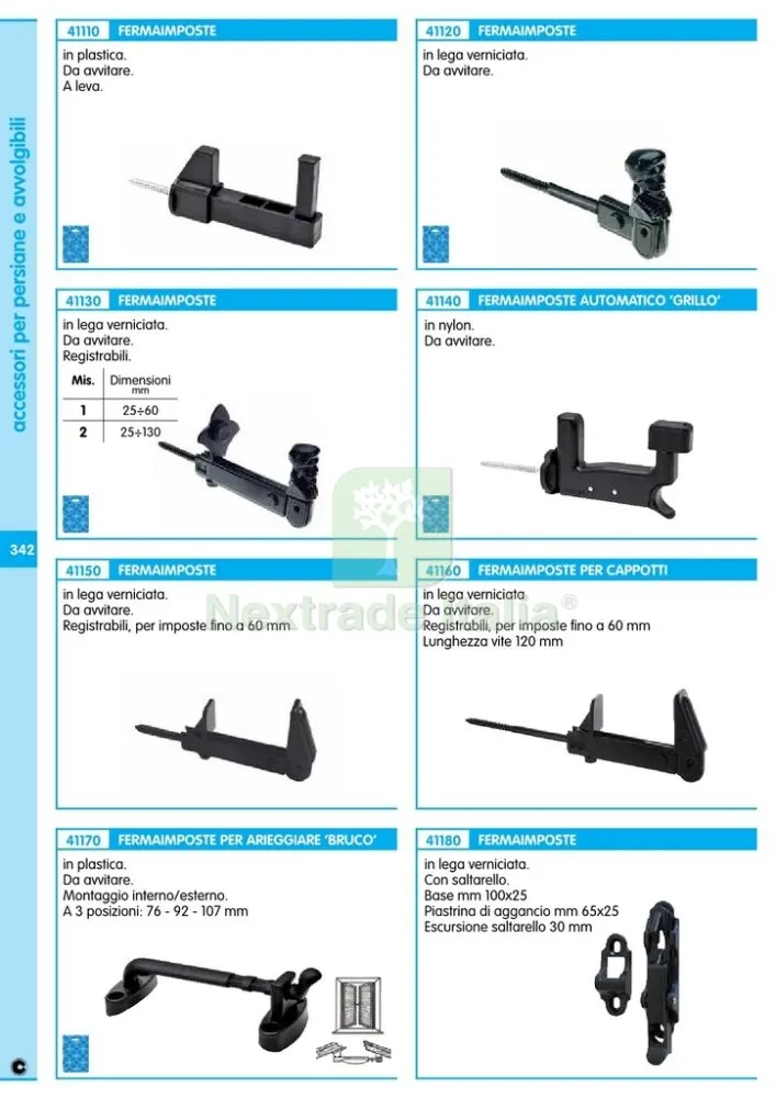 25PZ FERMAIMPOSTE IN PLASTICA "GRILLO" NERO MM 70 — Funi, golfari e accessori sollevamento — rif. FERX.1961 — foto 2 25PZ FERMAIMPOSTE IN PLASTICA "GRILLO" NERO MM 70 — Funi, golfari e accessori sollevamento — rif. FERX.1961 — foto 2