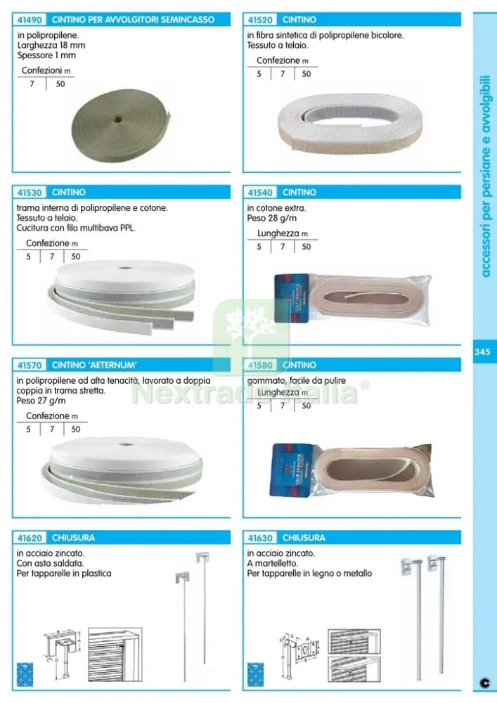 12PZ CINTINO AETERNUM PER TAPPARELLE CF M.5 — Arelle e frangivista — rif. FERX.50536 — foto 2