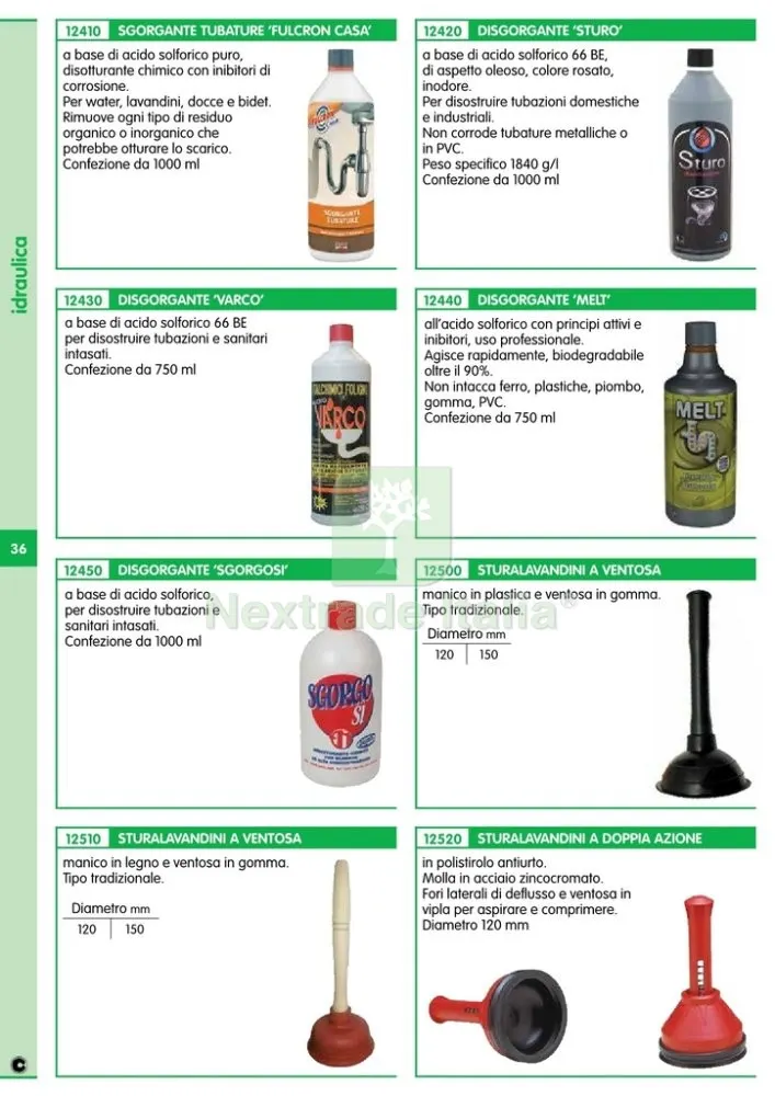 10PZ STURALAVANDINO GOMMA MANICO PLASTICA MM. 150 — Scarichi e sifoni — rif. FERX.2105 — foto 2 10PZ STURALAVANDINO GOMMA MANICO PLASTICA MM. 150 — Scarichi e sifoni — rif. FERX.2105 — foto 2