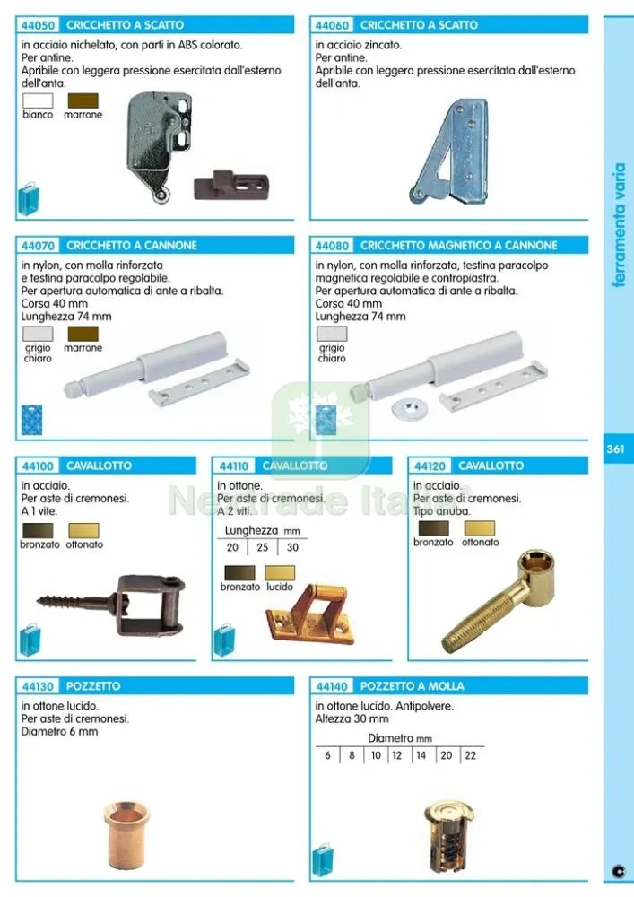 100PZ CAVALLOTTI A VITE OTTONATI — Funi, golfari e accessori sollevamento — rif. FERX.8539 — foto 2 100PZ CAVALLOTTI A VITE OTTONATI — Funi, golfari e accessori sollevamento — rif. FERX.8539 — foto 2