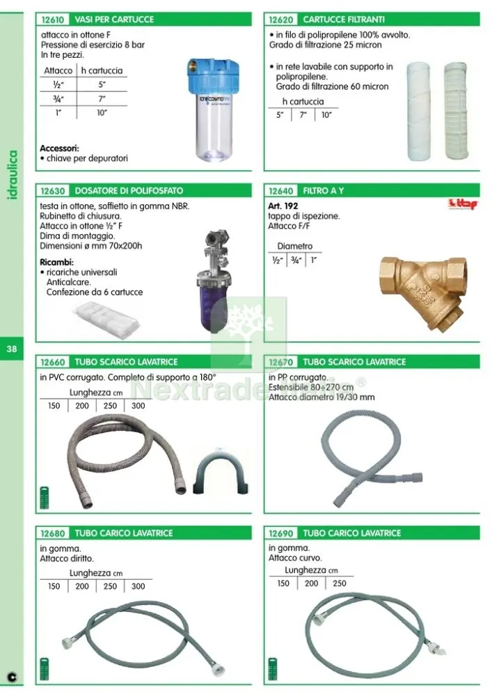 CARTUCCIA PER DEPURATORE GR. 7 RETE 60 MCR — Trattamento e depurazione acqua — rif. FERX.26293 — foto 2 CARTUCCIA PER DEPURATORE GR. 7 RETE 60 MCR — Trattamento e depurazione acqua — rif. FERX.26293 — foto 2