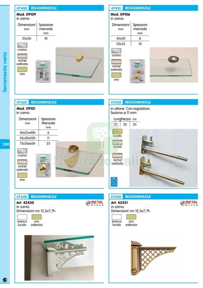 12CF PINCO CONFEZIONE 2 REGGIMENSOLA MM. 6 ORO LUCIDO COD.09101 — Ferramenta per legno e mobili — rif. FERX.2997 — foto 2 12CF PINCO CONFEZIONE 2 REGGIMENSOLA MM. 6 ORO LUCIDO COD.09101 — Ferramenta per legno e mobili — rif. FERX.2997 — foto 2