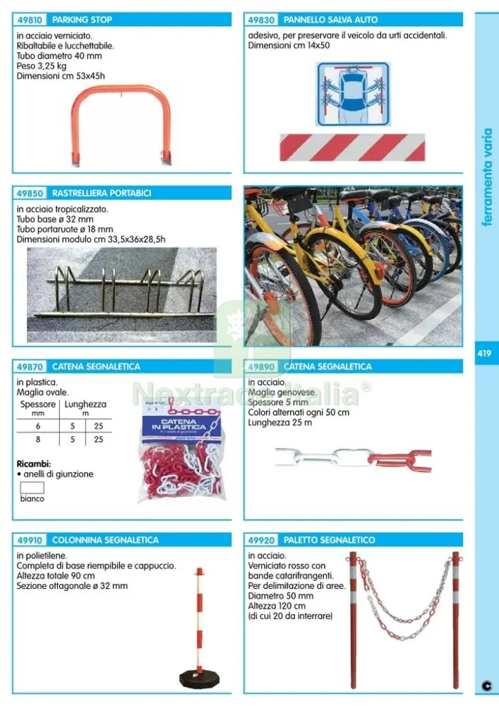 PARKING STOP MANUALE 53XH45 CM D. 40 MM — Tempo libero outdoor — rif. FERX.35272 — foto 2