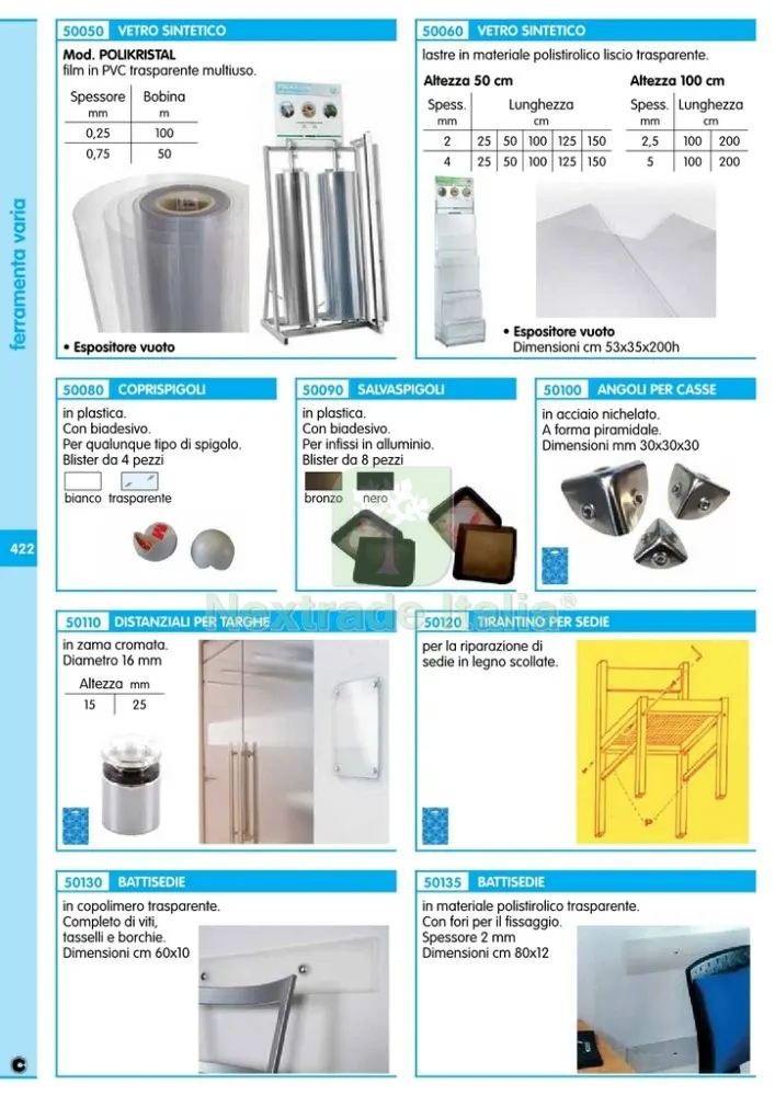 5PZ VETRO SINTETICO TRASPARENTE CM.100X100X2,5 — Misurazione e taglio manuale — rif. FERX.15739 — foto 2 5PZ VETRO SINTETICO TRASPARENTE CM.100X100X2,5 — Misurazione e taglio manuale — rif. FERX.15739 — foto 2