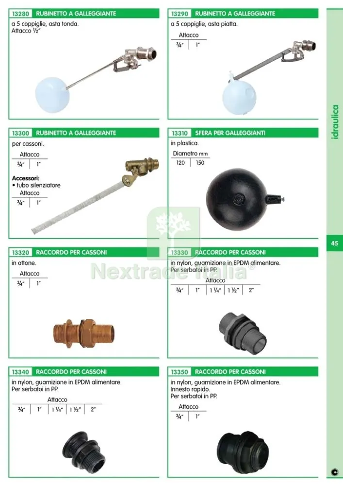 20PZ RACCORDO NYLON DIR. PER CASSONI FILETTATO 3/4 — Tubi e raccordi — rif. FERX.93967 — foto 2 20PZ RACCORDO NYLON DIR. PER CASSONI FILETTATO 3/4 — Tubi e raccordi — rif. FERX.93967 — foto 2
