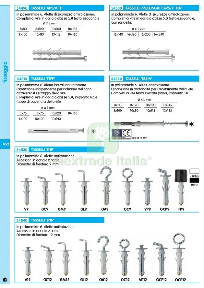 100PZ ELEMATIC TASSELLO ENP/V 12 CON VITE — Tasselli e ancoraggi — rif. FERX.6090 — foto 2 100PZ ELEMATIC TASSELLO ENP/V 12 CON VITE — Tasselli e ancoraggi — rif. FERX.6090 — foto 2