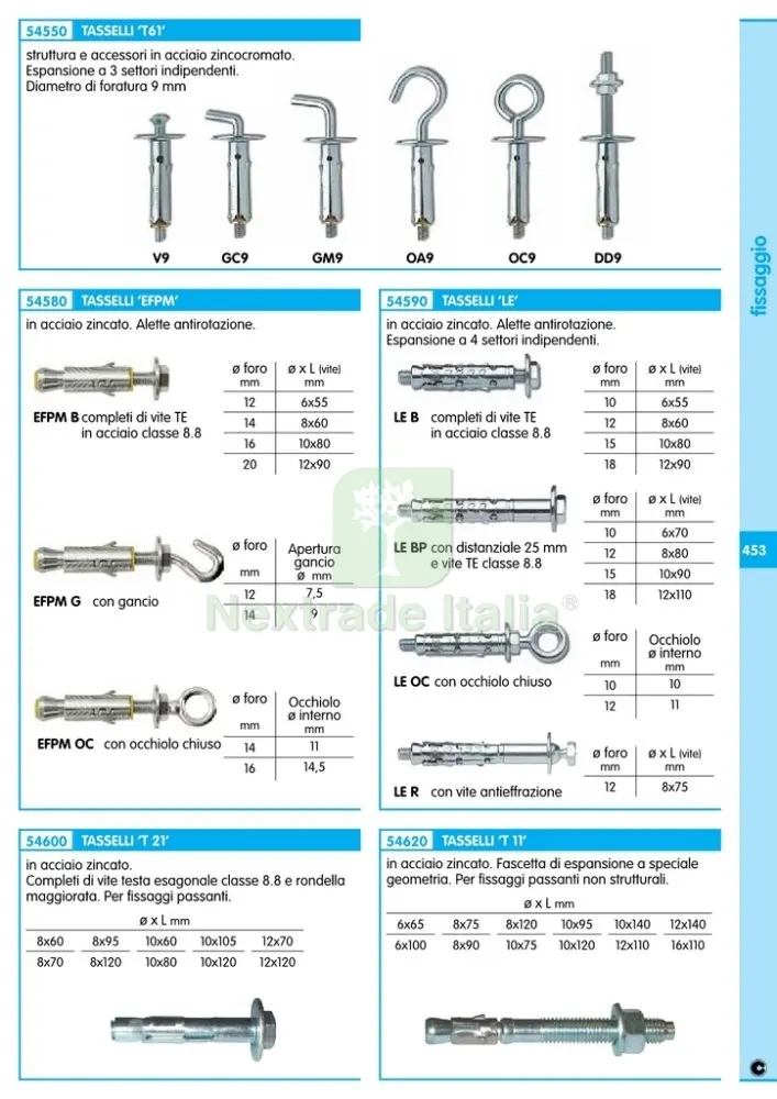 25PZ ELEMATIC TASSELLO LE/BP 10 TESTA ESAGONALE — Tasselli e ancoraggi — rif. FERX.4969 — foto 2 25PZ ELEMATIC TASSELLO LE/BP 10 TESTA ESAGONALE — Tasselli e ancoraggi — rif. FERX.4969 — foto 2