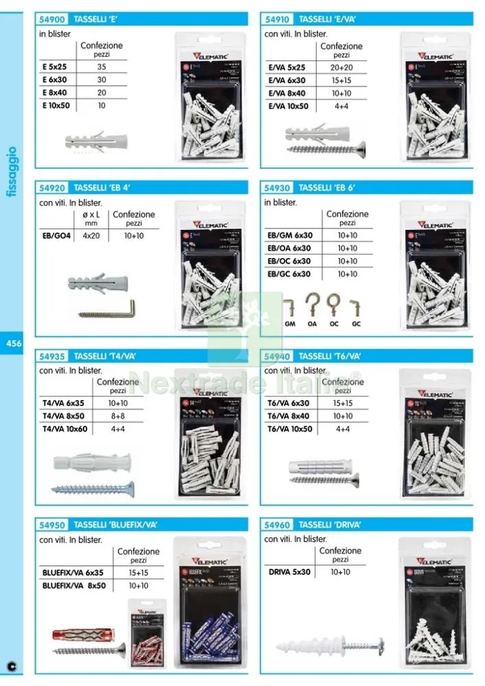 10CF ELEMATIC BLISTER TASSELLO E 8 DA 20 PZ — Tasselli e ancoraggi — rif. FERX.12068 — foto 2 10CF ELEMATIC BLISTER TASSELLO E 8 DA 20 PZ — Tasselli e ancoraggi — rif. FERX.12068 — foto 2