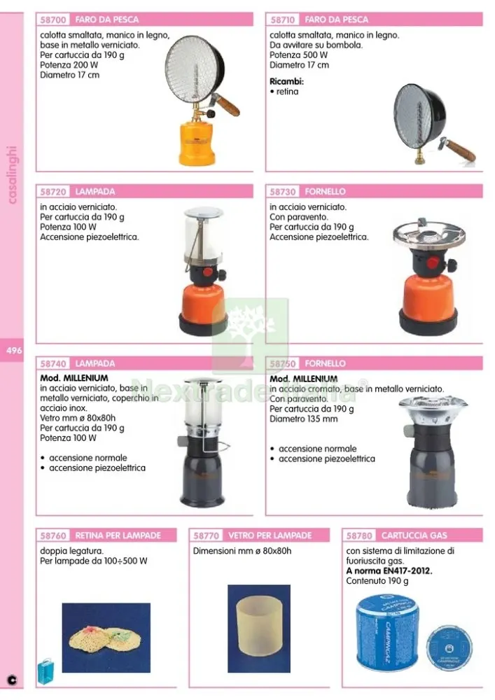36PZ CARTUCCIA GAS 190 G CAMPINGAZ EN417 — Gas tecnici — rif. FERX.18758 — foto 2 36PZ CARTUCCIA GAS 190 G CAMPINGAZ EN417 — Gas tecnici — rif. FERX.18758 — foto 2
