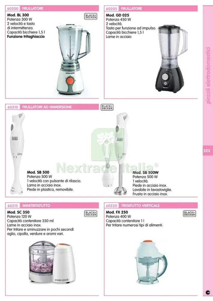 FRULLATORE CON CARAFFA 1,5 L 350W UM1370 — Cristalleria e tavola — rif. FERX.92256 — foto 2