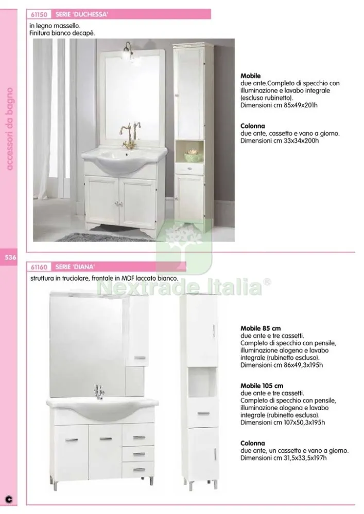 Mobile Bagno "duchessa" CM.85 — Accessori bagno — rif. FERX.8693 — foto 2 Mobile Bagno "duchessa" CM.85 — Accessori bagno — rif. FERX.8693 — foto 2