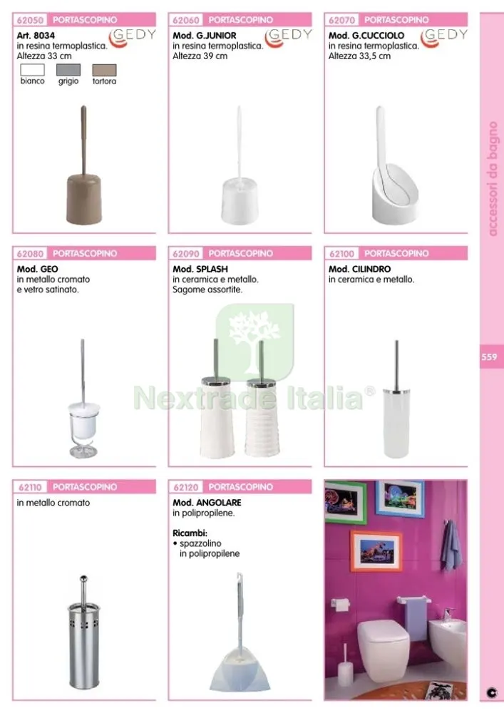 GEO LS-94A PORTASCOPINO A PAVIMENTO — Accessori bagno — rif. FERX.59745 — foto 2 GEO LS-94A PORTASCOPINO A PAVIMENTO — Accessori bagno — rif. FERX.59745 — foto 2