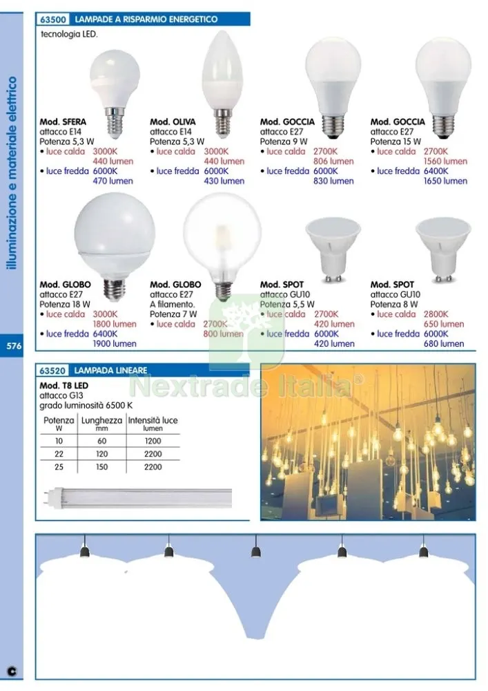 6PZ LED Set 3 Goccia 13WE27-L.1100-6000K Fredda — Illuminazione — rif. FERX.93730 — foto 2 6PZ LED Set 3 Goccia 13WE27-L.1100-6000K Fredda — Illuminazione — rif. FERX.93730 — foto 2