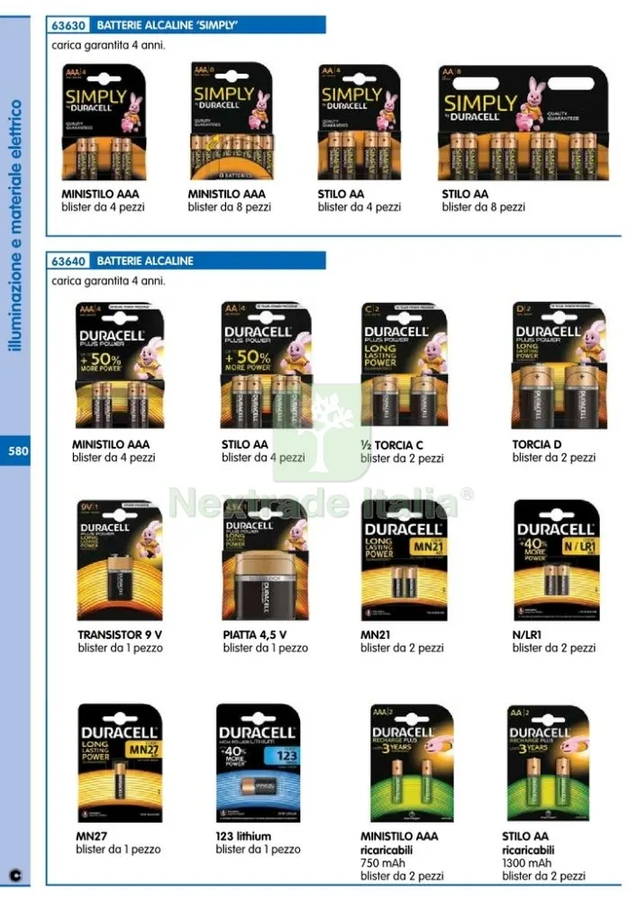 12BLISTER DURACELL SIMPLY ALCALINA STILO BL.8PZ. MN1500 — Batterie e caricabatterie — rif. FERX.36385 — foto 2
