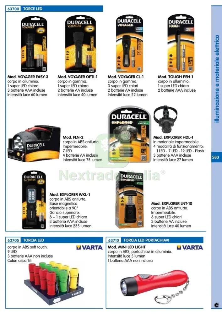 Duracell Torcia EASY3 3AAA Incluse — Batterie e caricabatterie — rif. FERX.94427 — foto 2 Duracell Torcia EASY3 3AAA Incluse — Batterie e caricabatterie — rif. FERX.94427 — foto 2