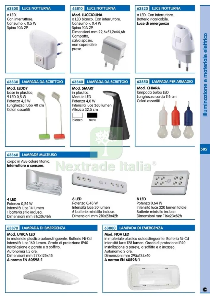 LUCE NOTTURNA/EMERGENZA — Interruttori e prese — rif. FERX.94357 — foto 2